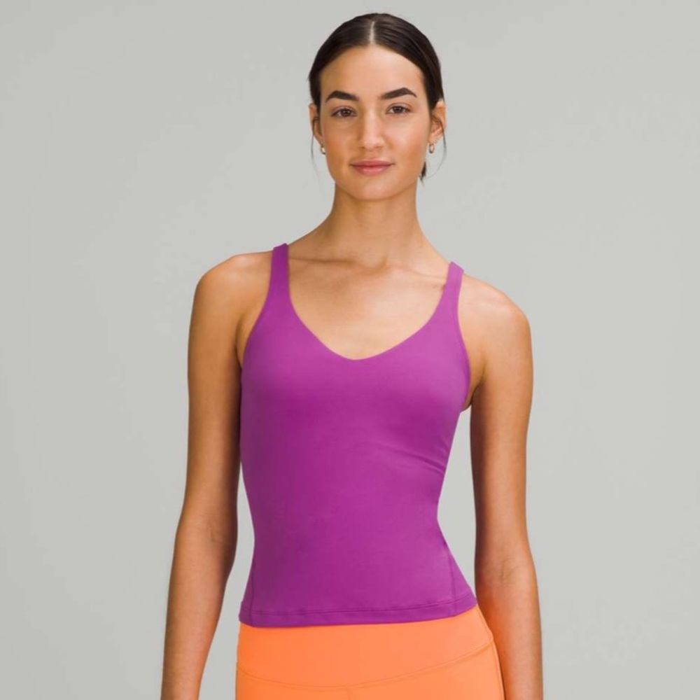 Lululemon Align Waist-Length Tank Top, Vivid Plum, Size 6